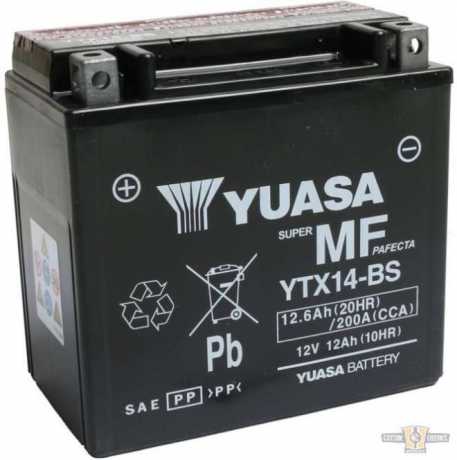 Yuasa AGM Battery YTX14H 13Ah 240 CCA 