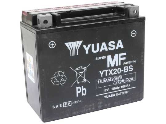 Yuasa AGM Battery YTX20L-BS 19Ah 270CCA 