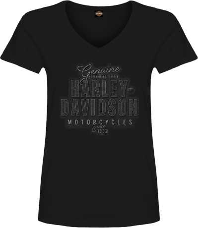 Harley-Davidson Damen T-Shirt Black Denim schwarz 