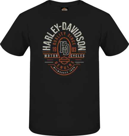 Harley-Davidson T-Shirt Line Stamp schwarz 