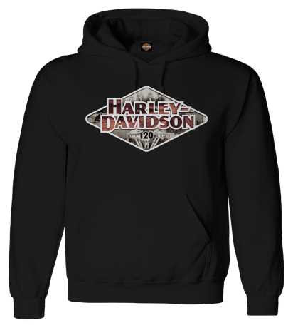 Harley-Davidson Hoodie 120th Anniversay #7 schwarz 