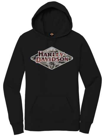 Harley-Davidson Damen Hoodie 120th Anniversay #6 schwarz M