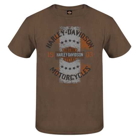Harley-Davidson men´s T-Shirt LL Grunge brown 