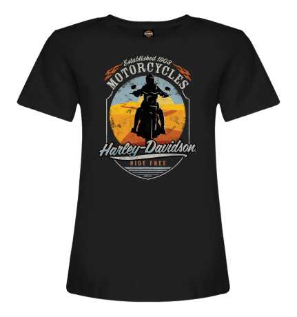 Harley-Davidson Damen T-Shirt Sunset schwarz 