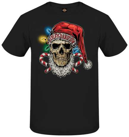 Harley-Davidson T-Shirt Holiday Skull schwarz 