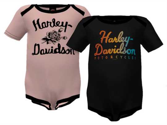 H-D Motorclothes Harley-Davidson Girl Body Roses 9/12 Months - 3009235-9/12