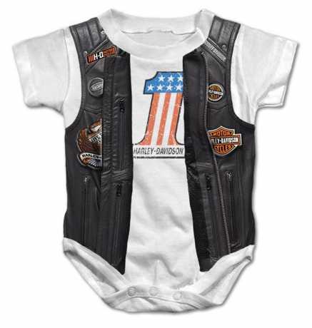 H-D Motorclothes Harley-Davidson Boy Faux Real Ceeper 3-6 Months - 3050155-3/6
