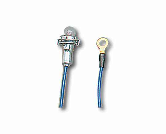 Custom Chrome Instrument Light Sockets (5)  - 31-0113