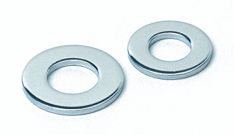 Custom Chrome Stainless Steel Flatwasher 3/8" (50)  - 32-366