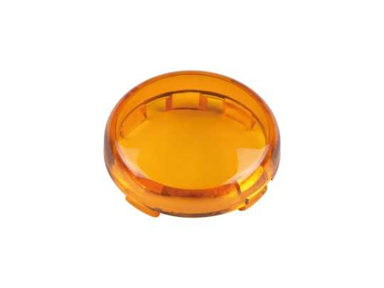 Custom Chrome Replacement Bullet Turn Signal Lens amber orange  - 33-0776