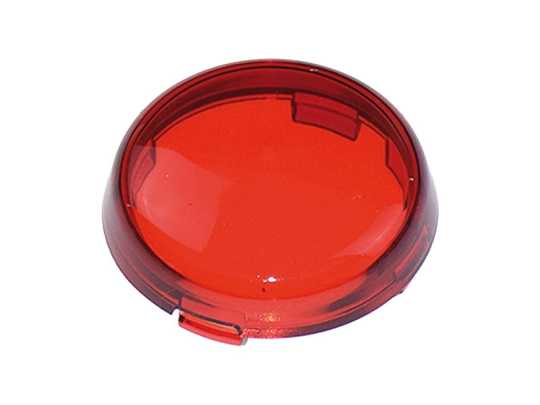Custom Chrome Replacement Bullet Turn Signal Lens red  - 33-0777