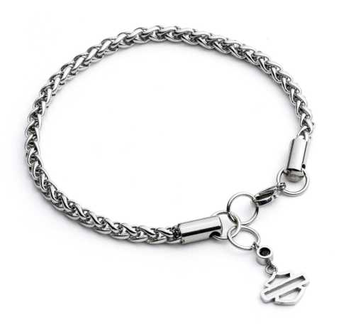 H-D Motorclothes Harley-Davidson men´s Bracelet Rope Chain 8"  - 34B00045