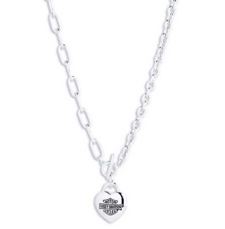 H-D Motorclothes Harley-Davidson women´s Necklace Chain Heart Collar 18"  - 34N00030