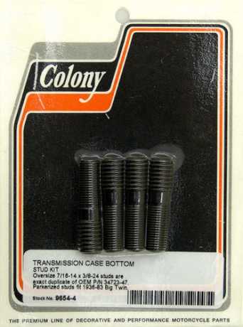 Colony Colony Transmission Case Bottom Studs 7/16"-14 x 3/8"-24  - 35-637