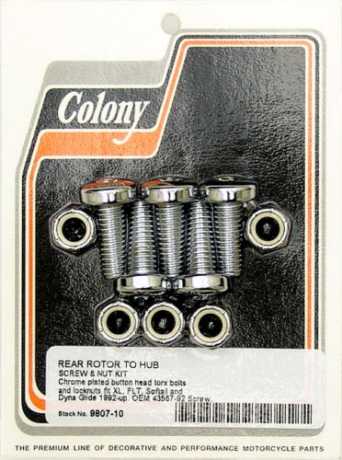 Colony Colony Torx Bremsscheiben-schrauben Kit 3/8"-16 x1"  - 35-912