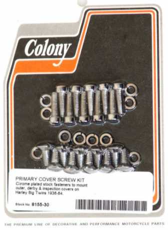 Colony Colony Slotted tin primary cover screws  - 36-097