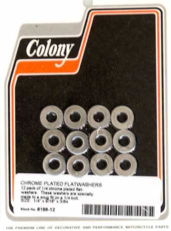 Colony Colony 1/4" Flat washers (12)  - 36-101