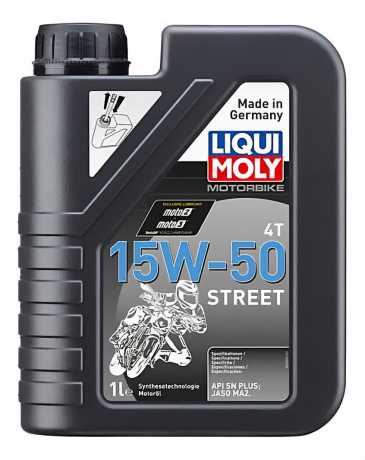 Liqui Moly Liqui Moly Engine Oil 4T 15W-50 Street 1 Liter  - 36010441