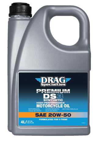 Drag Specialties Drag Specialties Synthetic Engine Oil DS3 20W50 4 Liter  - 36010826