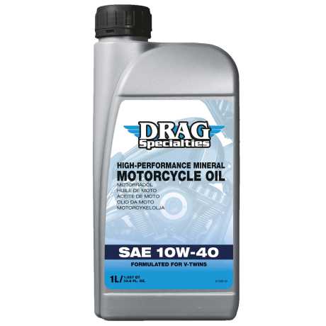 Drag Specialties Drag Specialties Mineral Engine Oil 10W40 1 Liter  - 36010827