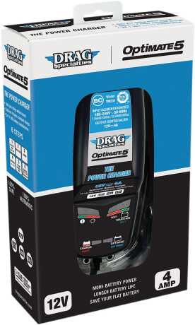 Drag Specialties Optimate 5 Battery Charger 4000mA 