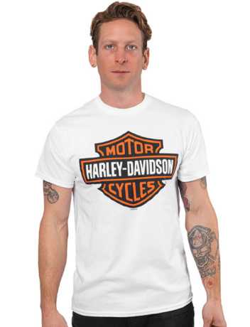 Harley-Davidson men´s T-Shirt Bar & Shield white 