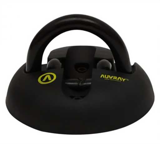 Auvray Security Auvray Wand & Bodenanker mit Stahl-Ring 65x42mm  - 40500054
