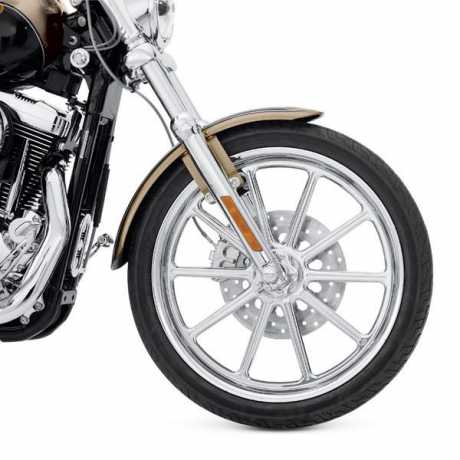 Harley-Davidson Revolver Ten-Spoke Front Wheel 3x16 chrome  - 40720-07