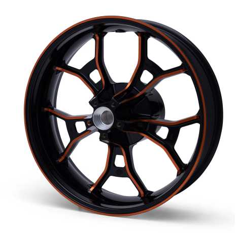 Hinterrad Performance Forged 5x18" orange contrast cut 