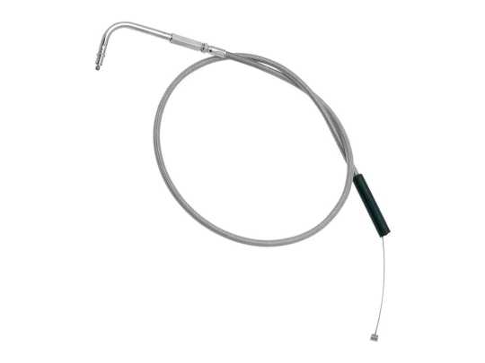 Motion Pro Motion Pro Idle Cable 28.5" stainless clear  - 41-727