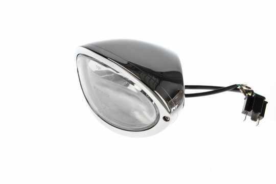Headlight Fritz II chrome | clear
