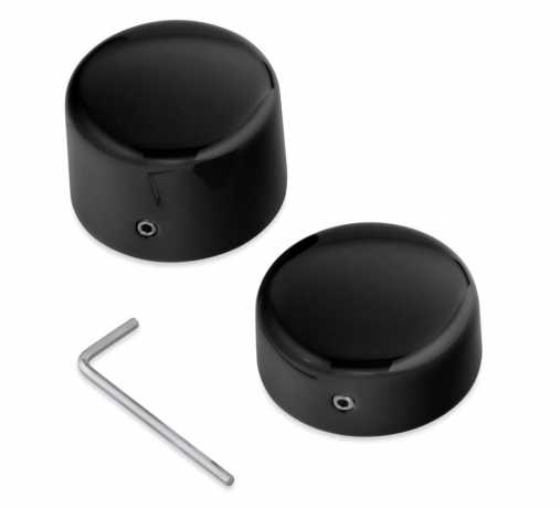 Rear Axle Nut Cover Kit smooth black 