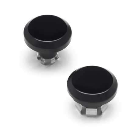 Front Axle Nut Covers smooth black 