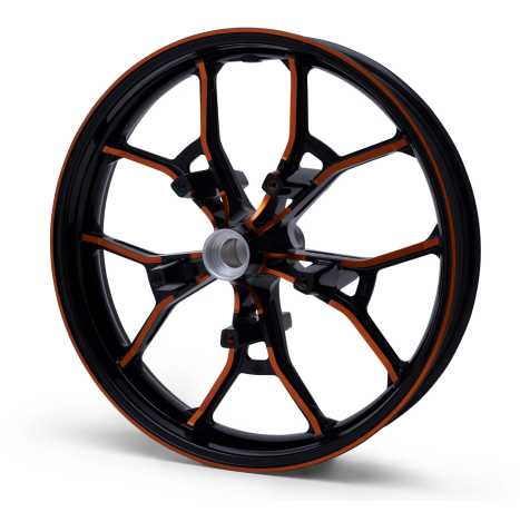 Front Wheel Performance Forged 3.5x19" orange contrast cut 