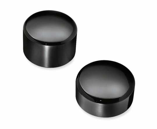 Rear Axle Nut Cover Kit smooth gloss black 