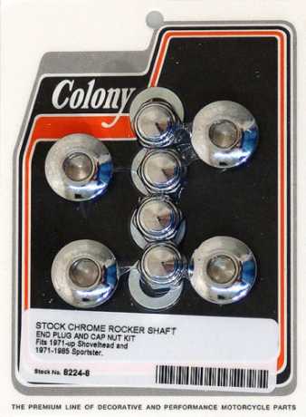 Colony Colony Rocker Shaft End Plug & Nut Kit  - 50-0450