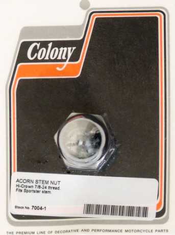 Colony Colony Acorn Stem Nut 7/8-24 chrome  - 50-0590
