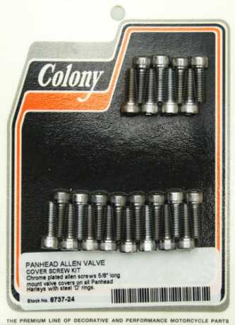 Colony Colony Schraubensatz Innensechskant chrom (24)  - 50-0850