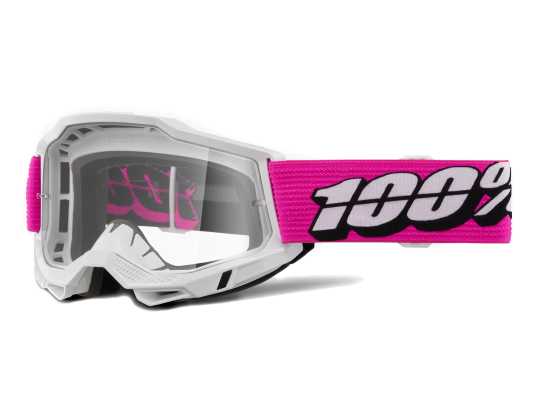 100% 100% Accuri 2 Goggles Roy pink/white/clear  - 26013455