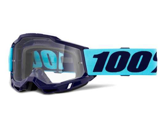 100% 100% Accuri 2 Goggles vaulter blue/clear  - 26013459