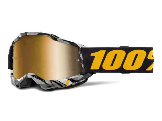 100% 100% Accuri 2 Brille grau/schwarz gold verspiegelt  - 26013466