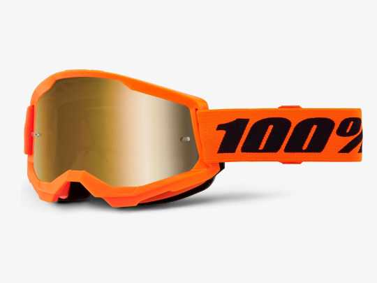 100% 100% Strata 2 Brille orange/gold verspiegelt  - 26013492
