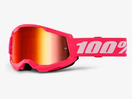 100% 100% Strata 2 Goggle pink/mirror red  - 26013494