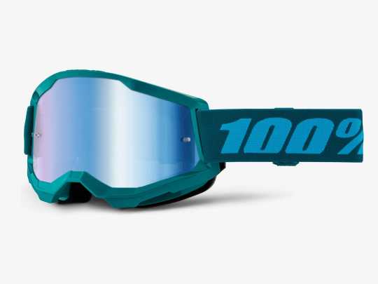 100% 100% Strata 2 Goggle teal blue/mirror  - 26013500