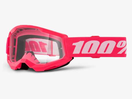 100% 100% Strata 2 Junior Goggle pink/clear  - 26013506