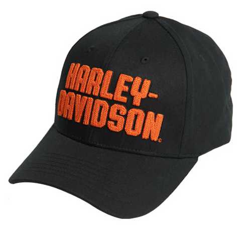 Harley-Davidson Dealer Cap Chain Stitch schwarz S/M
