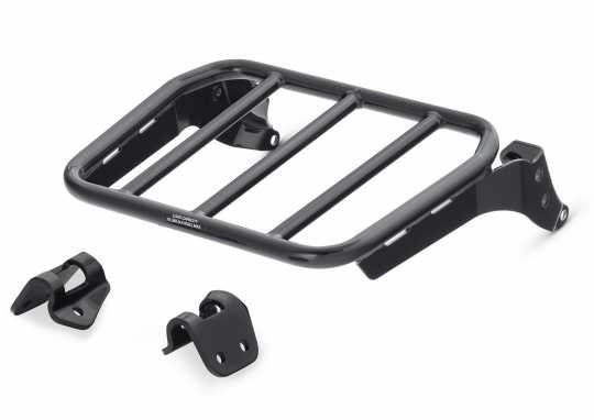 Sport Luggage Rack for HoldFast Sissy Bar Uprights Gloss Black 