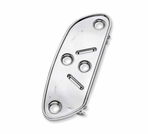 Swept Wing Rider Footboard Pan left, chrome 