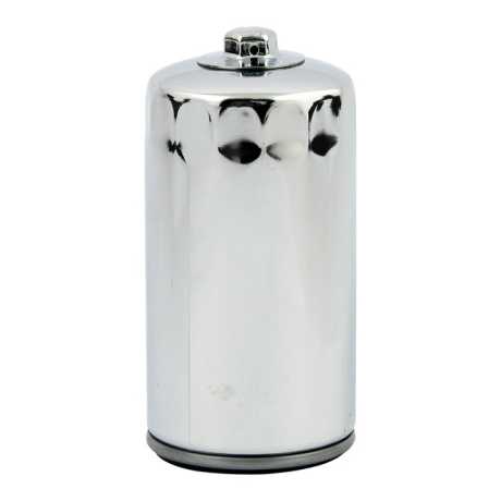 Motorcycle Storehouse MCS Spin-On Oil Filter with Top Nut chrome  - 508523