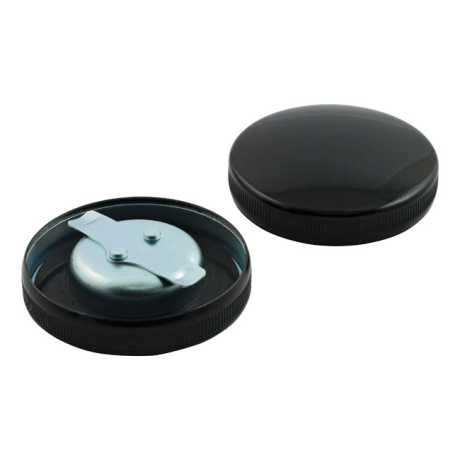 Motorcycle Storehouse MCS Gas Cap Set Early-Style black  - 509924